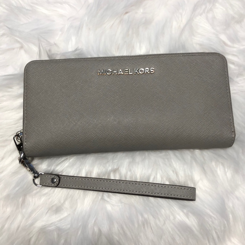 One Day Sale! Michael Kors Gray Continental Wallet